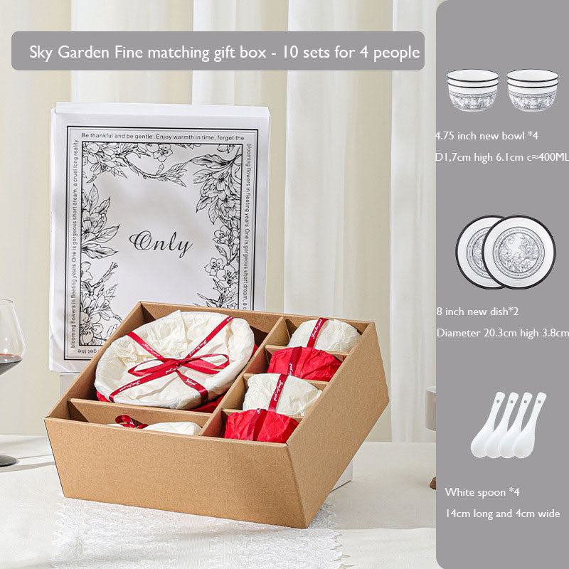 Nordic Style Porcelain Bowl Gift Set