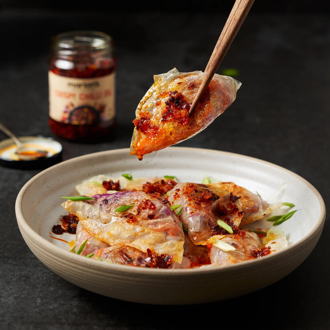 Veggie Rice Paper Dumplings