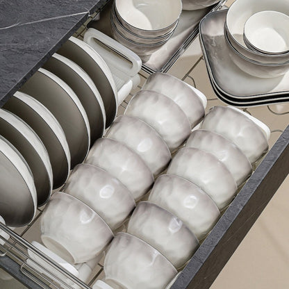 Graceful Classic Plant Glaze Ceramic Dinner Set – 54pcs of Luxury & Style