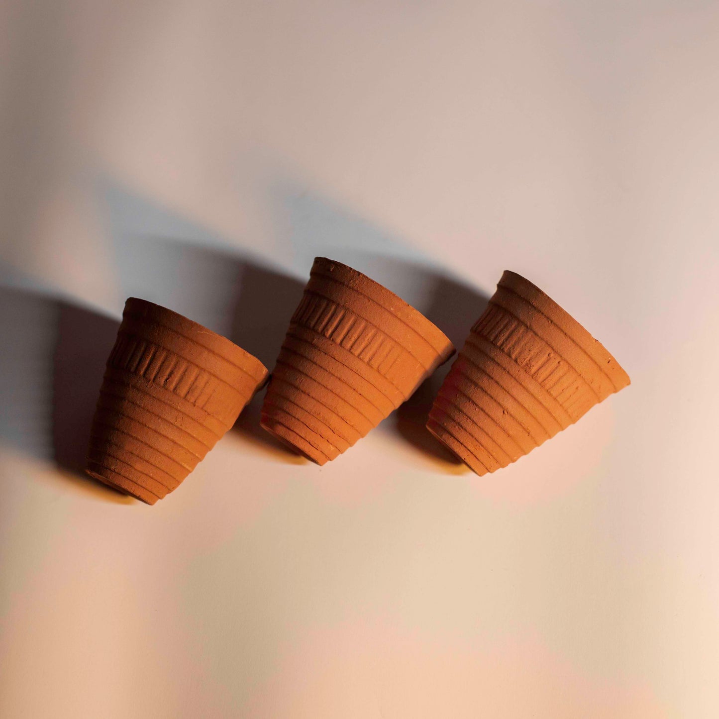 60 Ml, 24pcs Biodegradable Clay Cups| Disposable Drinking Cups