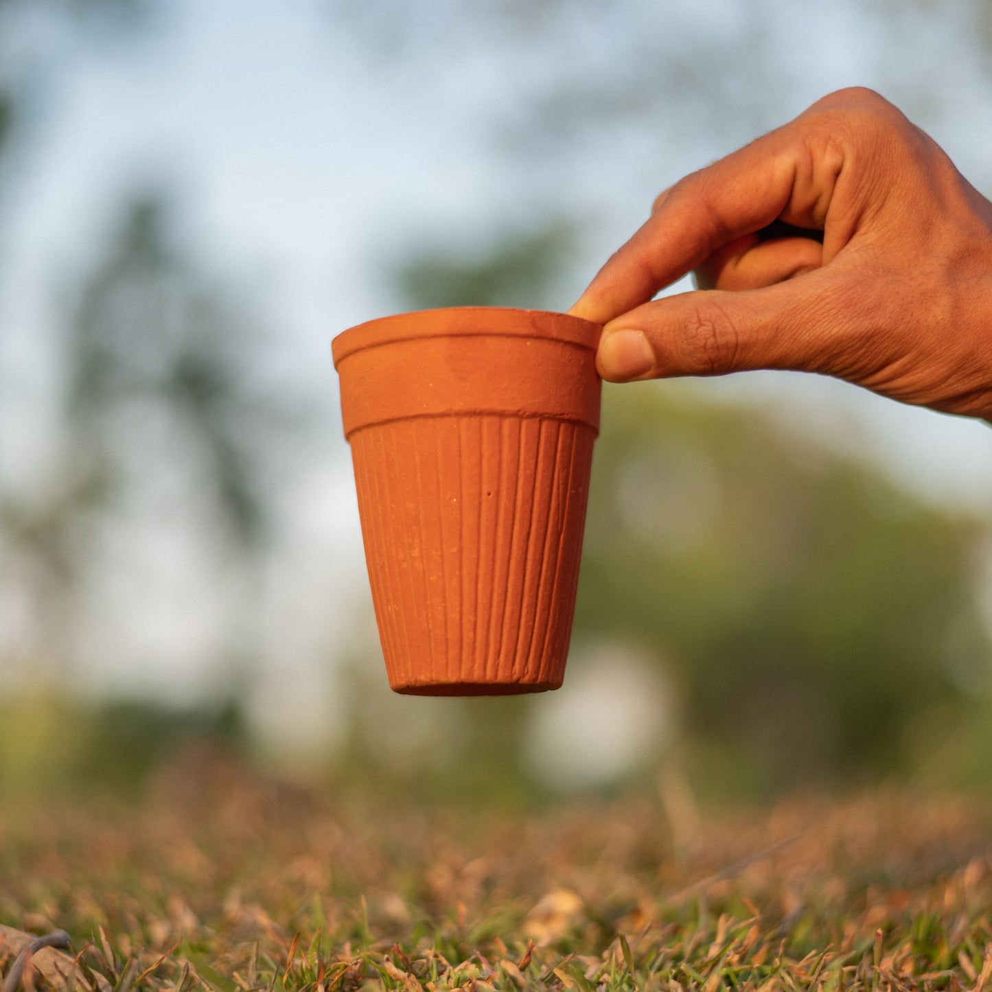 200 Ml, 50pcs Biodegradable Clay Cups| Disposable Drinking Cups