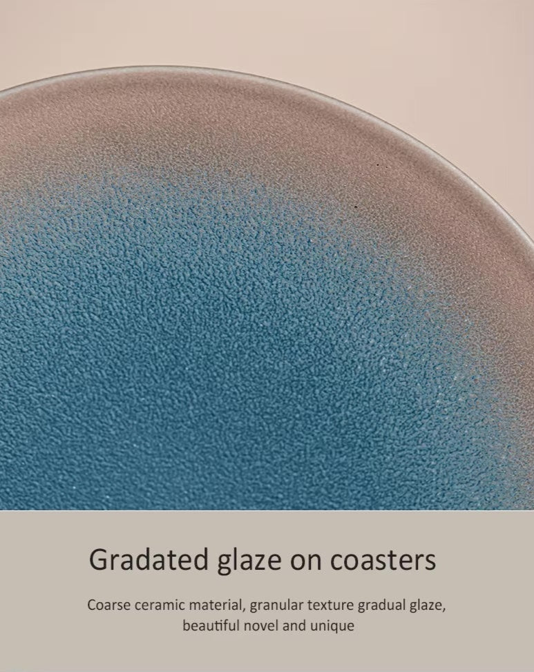 Classic Blue Ceramic Coffee Cup – Elegant & Durable