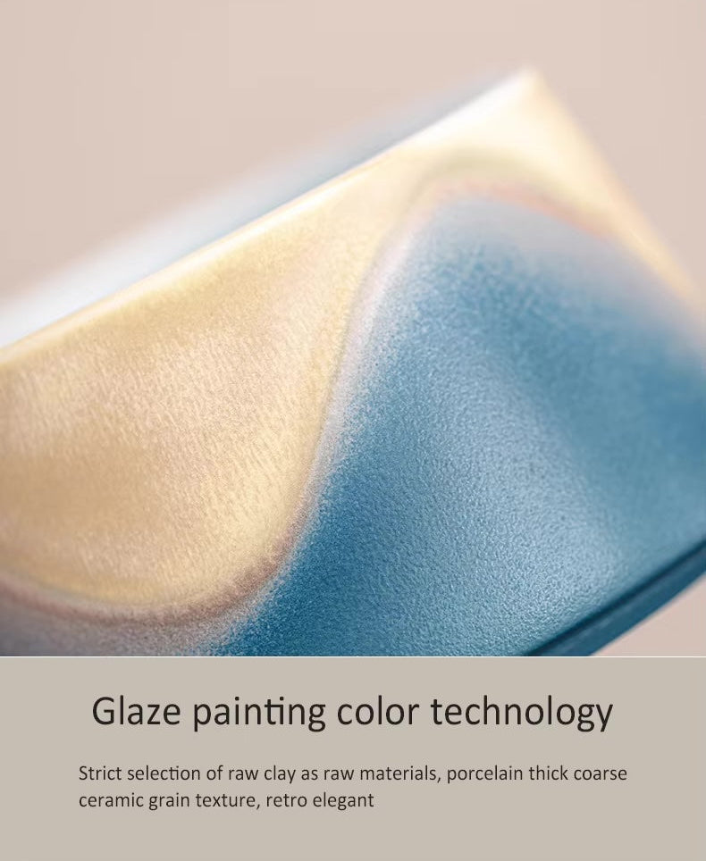 Classic Blue Ceramic Coffee Cup – Elegant & Durable