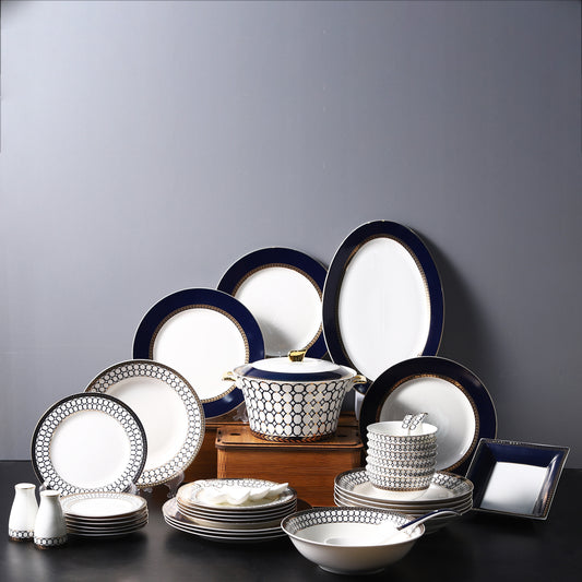 Luxury Blueshire 58 Pcs Dinner / Tea Set with Gift Box