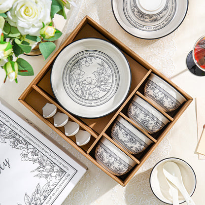 Nordic Style Porcelain Bowl Gift Set