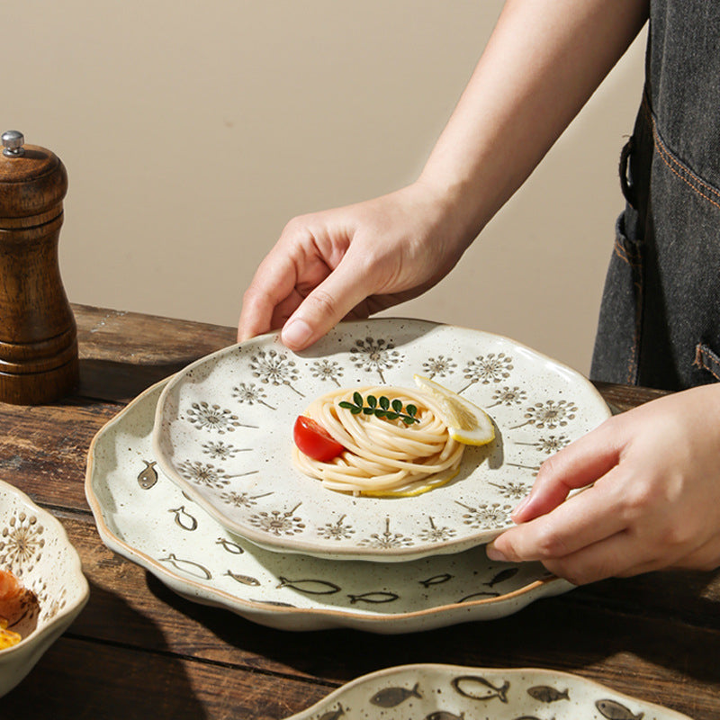 Rustic Modern Irregular Coarse Dinnerware