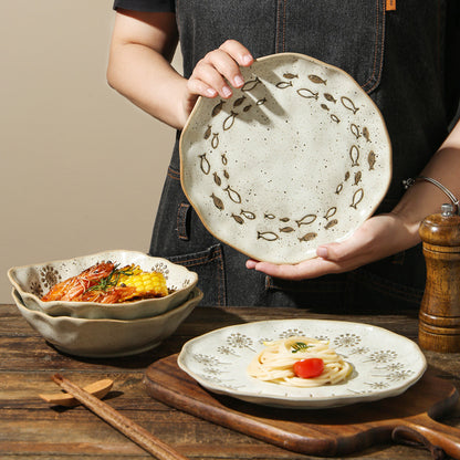 Rustic Modern Irregular Coarse Dinnerware