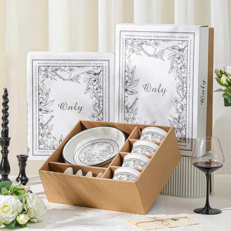 Nordic Style Porcelain Bowl Gift Set