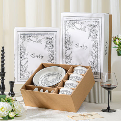 Nordic Style Porcelain Bowl Gift Set