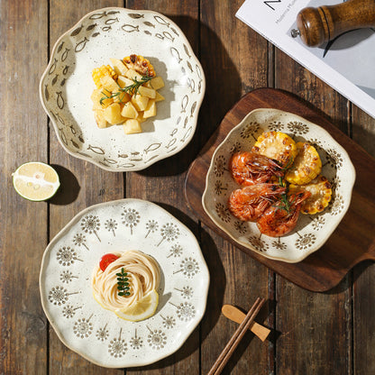 Rustic Modern Irregular Coarse Dinnerware