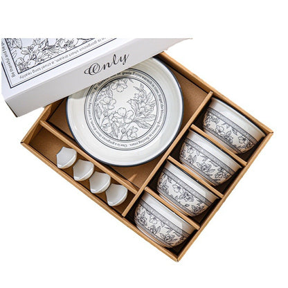 Nordic Style Porcelain Bowl Gift Set
