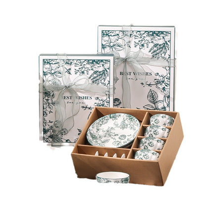 European Retro Ceramic Bowl Gift Set