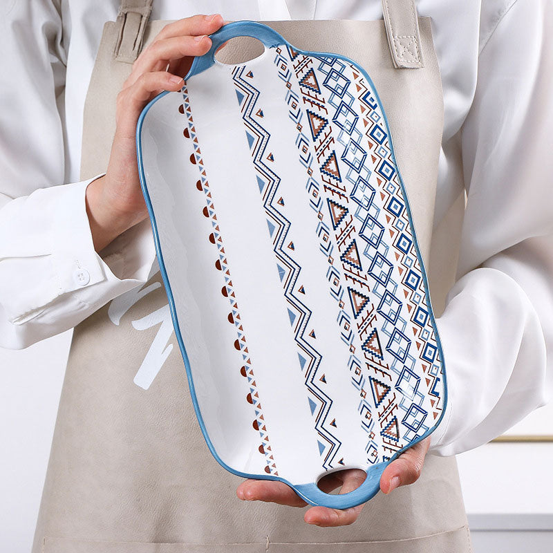 Japanese Bohemian Ceramic Dinnerware 32pcs