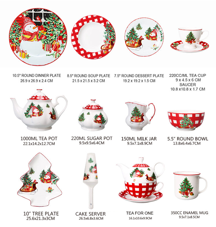 European Christmas Dinnewear Gift Box