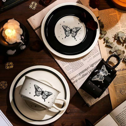 Charming Retro Butterfly 250ml Mug