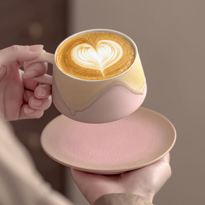 Classic Blue Ceramic Coffee Cup – Elegant & Durable