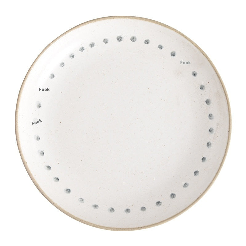 Creative Japanese Style Hand-Painted White Design Dinner Set - 22 Piece