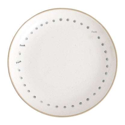 Creative Japanese Style Hand-Painted White Design Dinner Set - 22 Piece