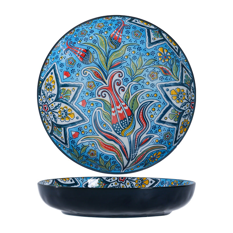 Modern Bohemia – Contemporary Ceramic Dinner Set with Artistic Flair